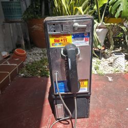 Vintange pay phone