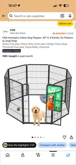 8 sided dog playpen