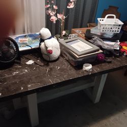 Marble Top Dining Table