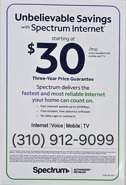 Spectrum high-speed internet