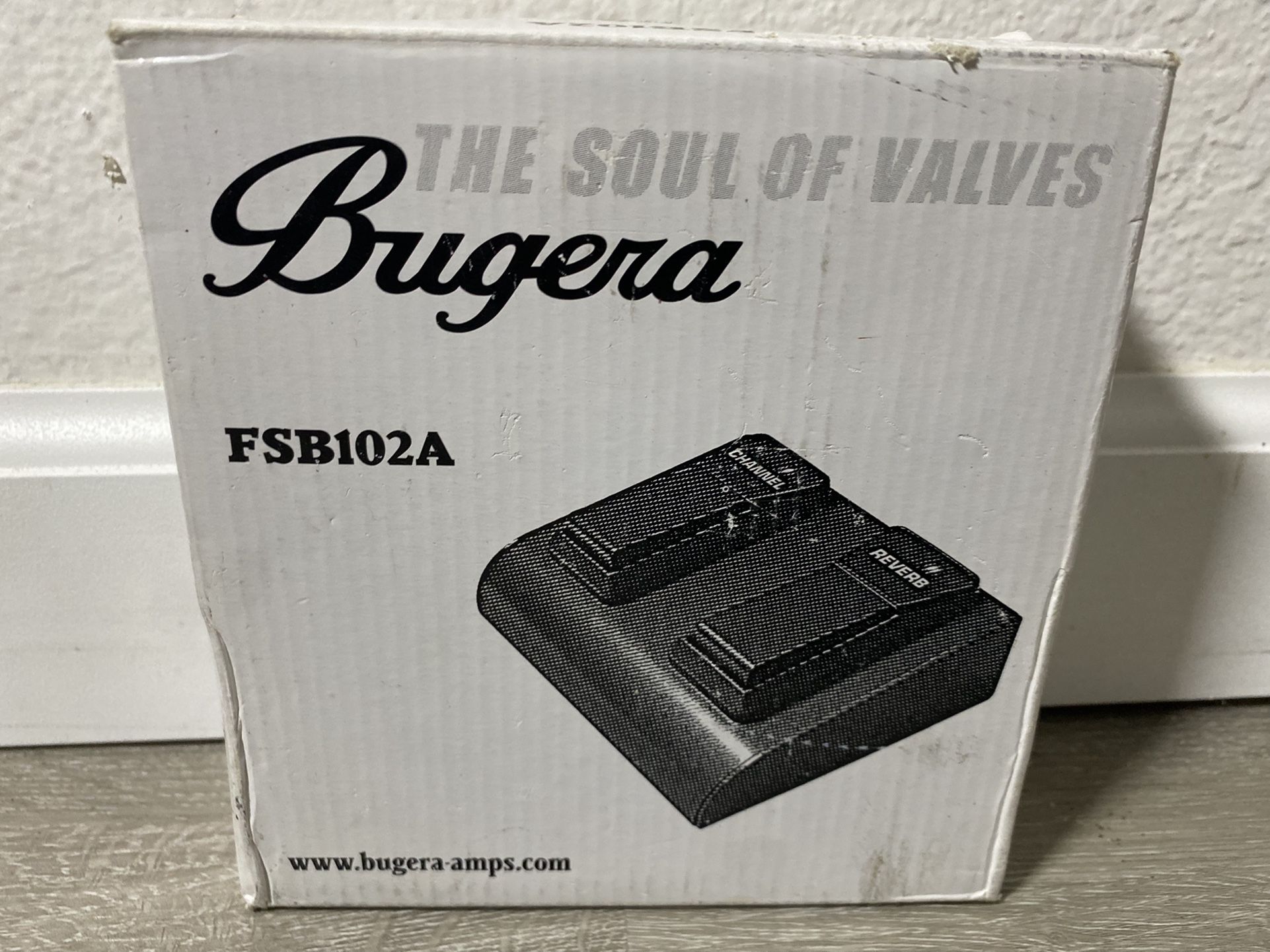 Bugera Amp 2 Button Foot Switch FSB102A New In Open Box And Channel Reverb Black
