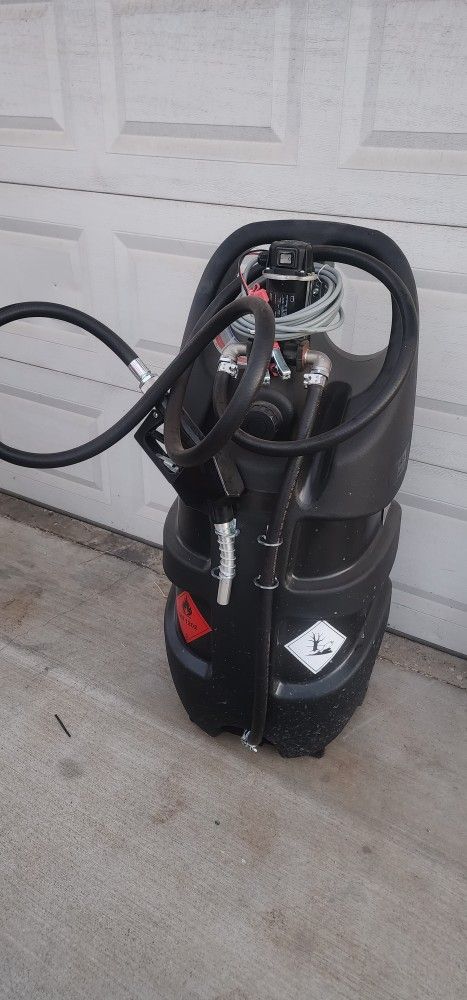 Am 29 Gallon Portable Fuel Tank With Electric Pump