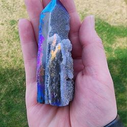 Spheralite With Auralite Tower Crystal