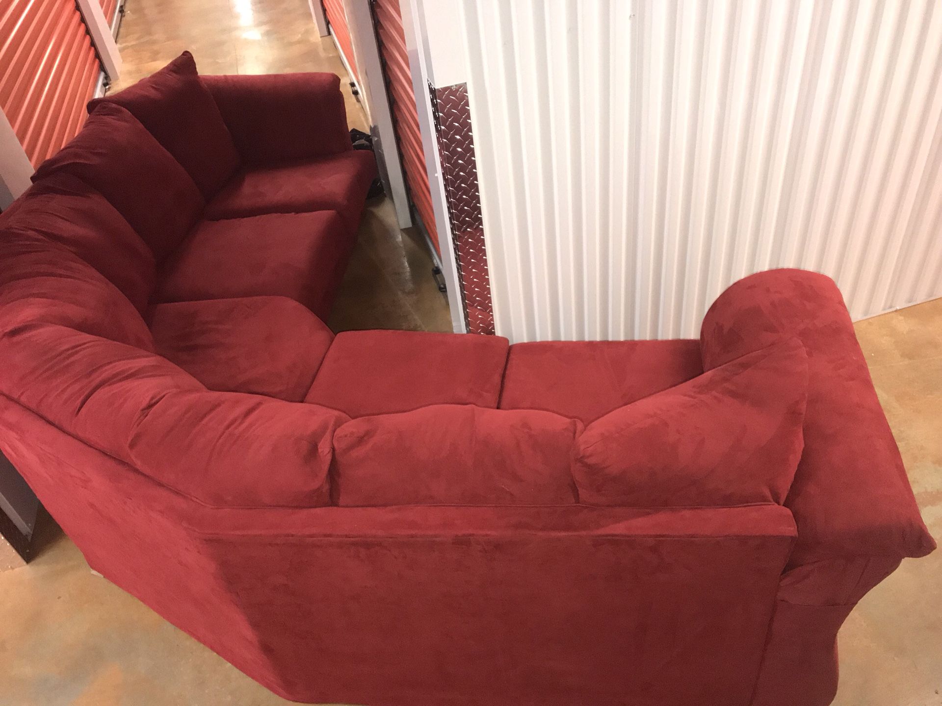 Red Adrian Sectional From Value City