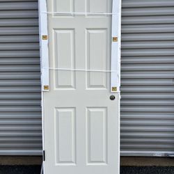 Reliabilt 30in x 80in Primed Solid Core Right hand Prehung Interior Door