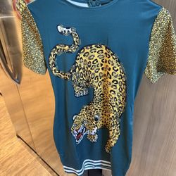 SHEIN Jaguar Print Dress/Top – Size L (Runs Small)