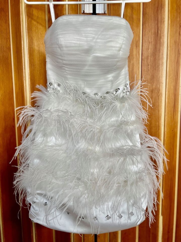 Sue Wong Feather Dress