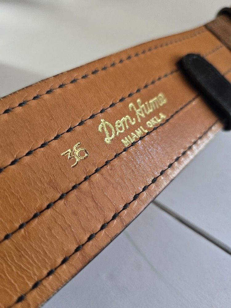Don Hume Leather Duty Belt