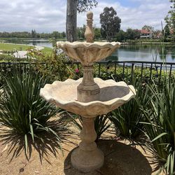 Two Tier Classic Sandstone Water Fountain 