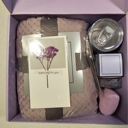 Relaxing spa gift basket.