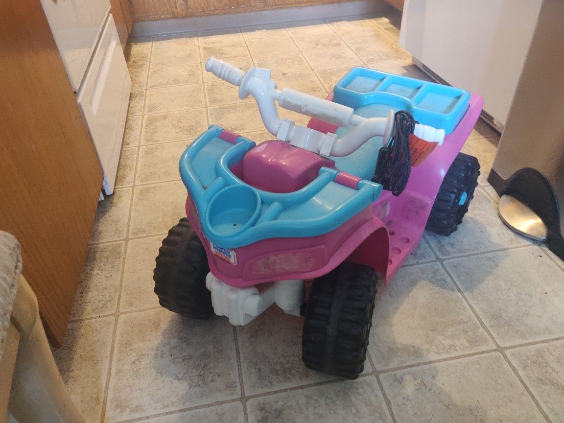 Kids Riding Toy Girls Pink Car Motorcycle