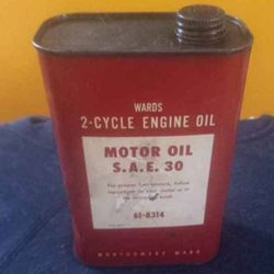 Vintage Montgomery Ward Oil Can 
