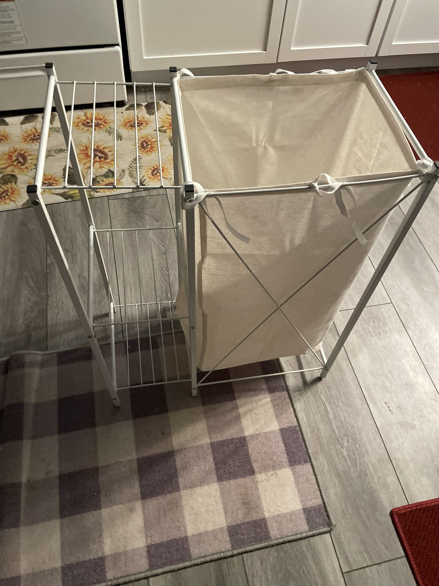 New Decorative Laundry Hamper With Shelves