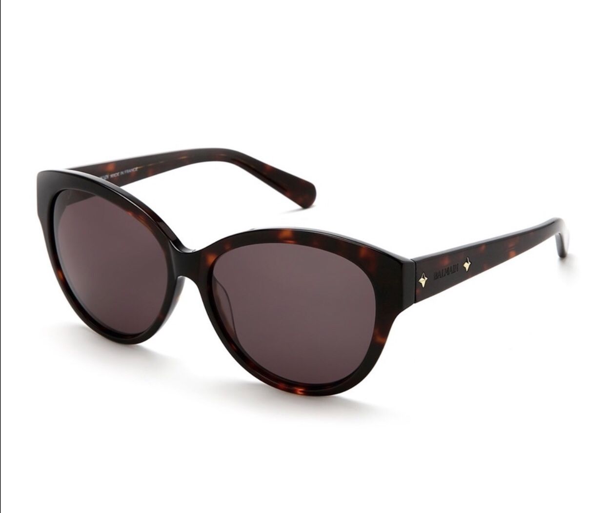 Balmain butterfly sunglasses Balmain Le Masque Black Titanium & Acetate Shield Sunglasses  main image 4