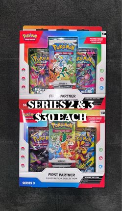 Pokemon First Partner Illustration Collection Series 2 Series 3