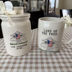 Rae Dunn Patriotic Set