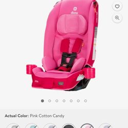 Diono Radian 3R All-in-One Convertible Car Seat. Pink Cotton Candy. 