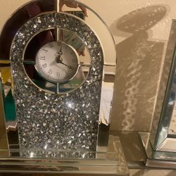 Clock And Candle Holders  Beautiful 