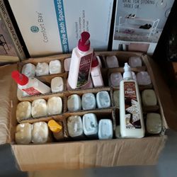 Box Full Of Different Scented Lotion In Weeki Wachee Spring Hill