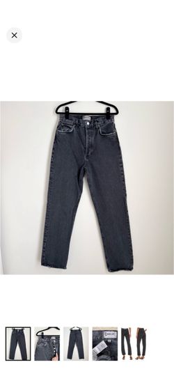 Agolde 90s pinch waist jeans black tea