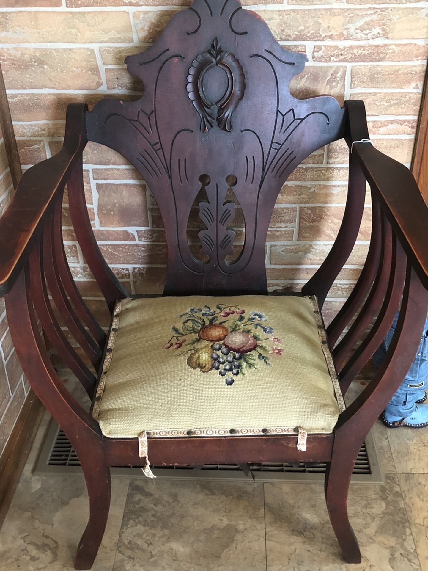 Beautiful, eclectic antique chair