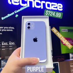 iPhone 12 64gb Purple (Factory Unlocked) **EXCELLENT CONDITION**
