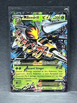 M Beedrill EX XY158 XY Holo Promo