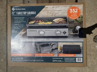 NEW Member’s Mark 22” Tabletop Griddle – 2 Burners