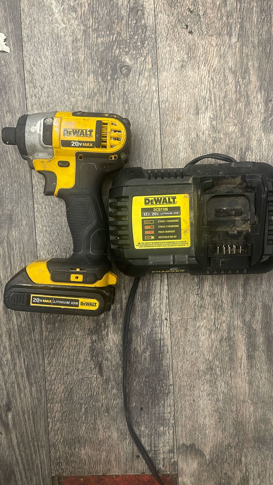 Dewalt Charger And Drill