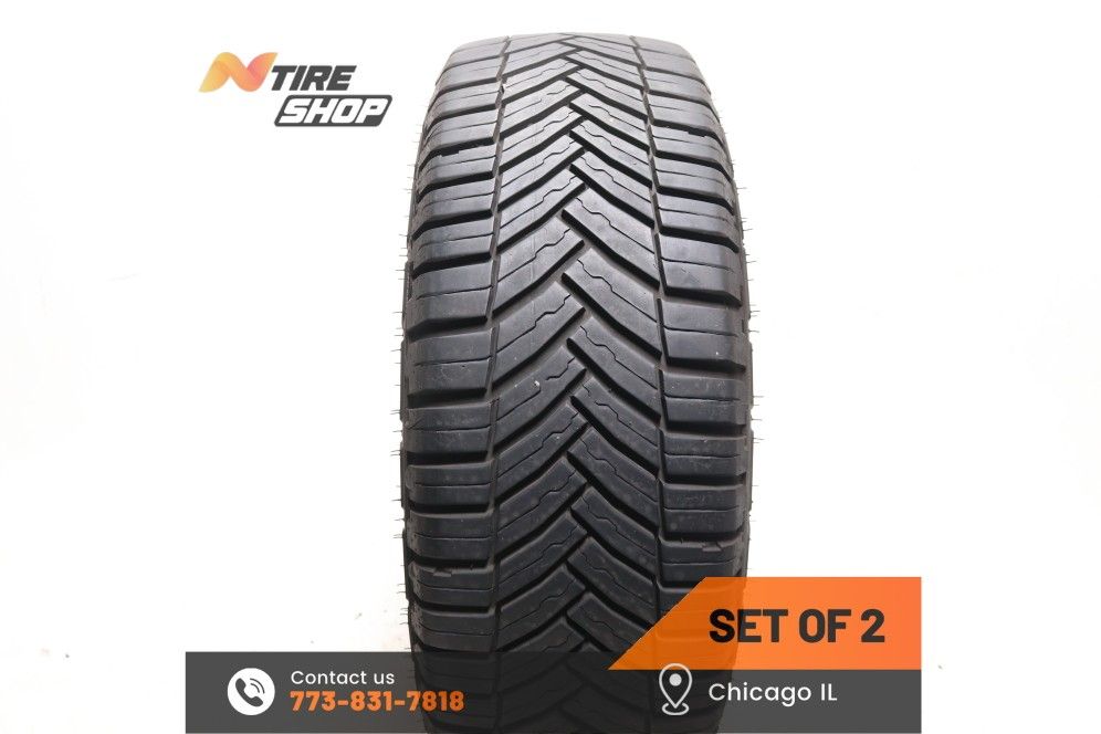 Set of 2 Used 9.5/32 235/65R16C 121/119R Michelin Agilis CrossClimate