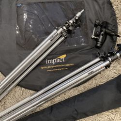 Portrait Photography Gear - Back Drop, Stands, Soft Box, Reflector & More