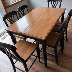 Gathering Height Dining Table and Chairs