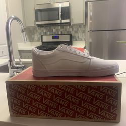 Vans Ward Canvas White Size 10