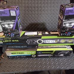 2 New LED bar lights Both With Wiring Kit  & Hardware Included.   Hablo Español.  Luces De Barra Con Instalacion Kit Y Cableado.  Nuevas Las 2!!!!!!!!