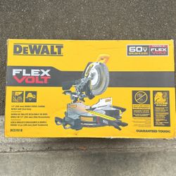 Dewalt Flexvolt 12” Double Bevel Sliding Miter Saw 