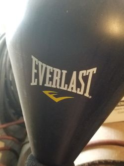 Punching bag and gloves