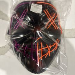 LED Light Up Halloween Mask