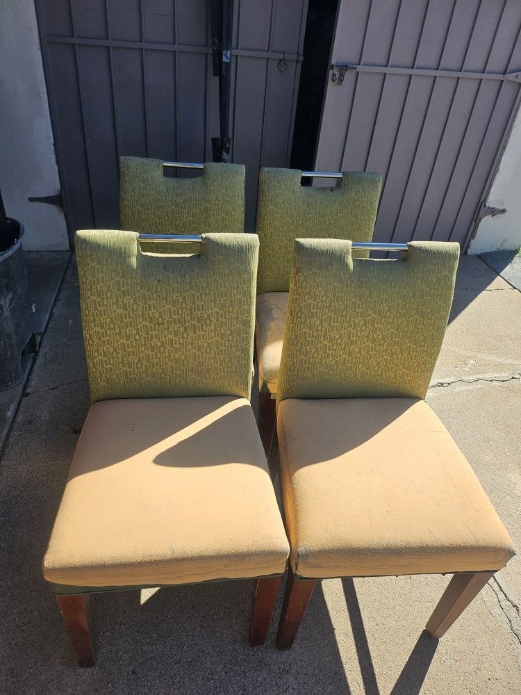 4 Chairs Set Real Wood
