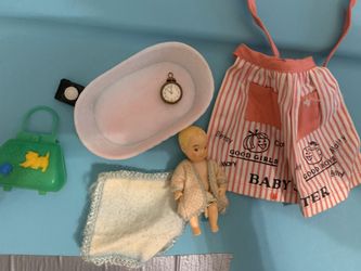 Barbie babysitting set antique