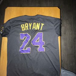 Mamba Forever Kobe Bryant Baseball Jersey