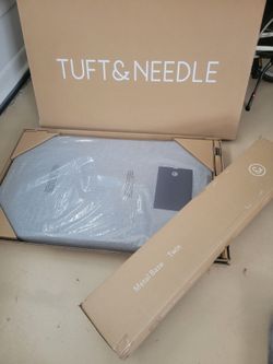Twin Headboard and Twin Metal Base