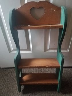 Tall Shelf Good Condition 26"Tall and 14"Wide $8.00