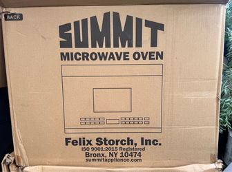Summit Appliance 24 in. 1.4 cu. ft. Over the Range Microwave in Black