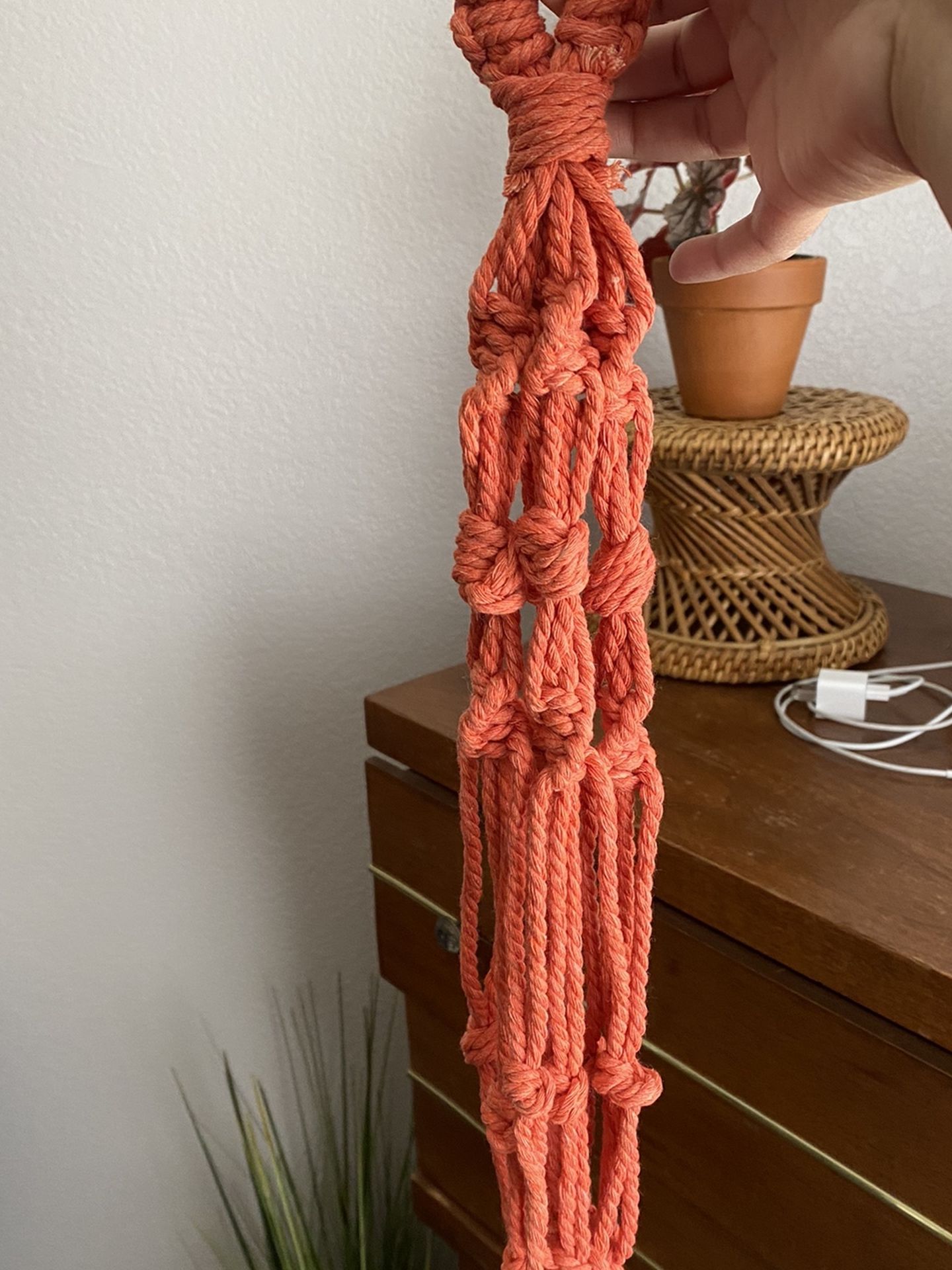 Macrame plant holder