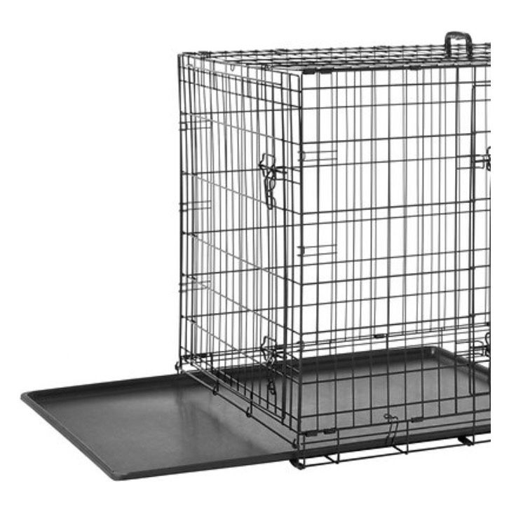 Collapsible Wire Dog Crate -Two Door