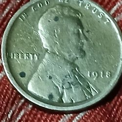 The Iconic 1918p Lincoln Wheat Penny And 1919p Lincoln Wheat Penny Error Coin See Description Below 