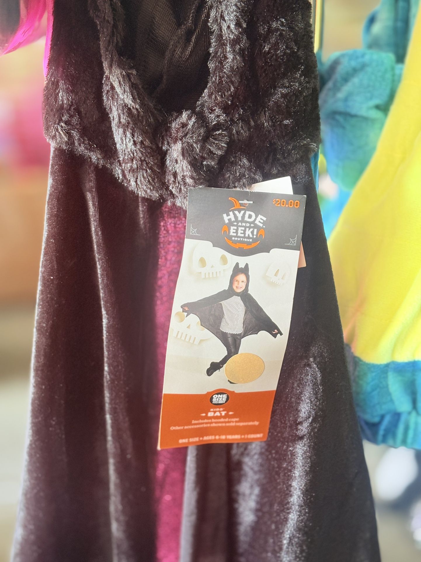 Hide And Eek Childs Size Halloween Bat