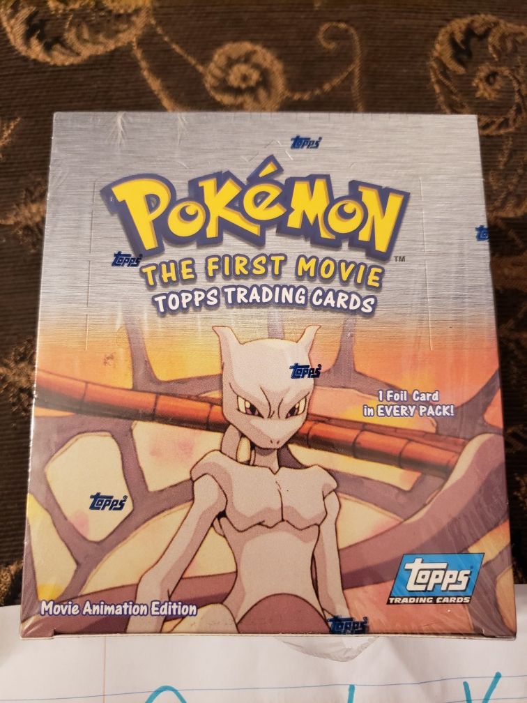 Pokemon First movie topps booster box