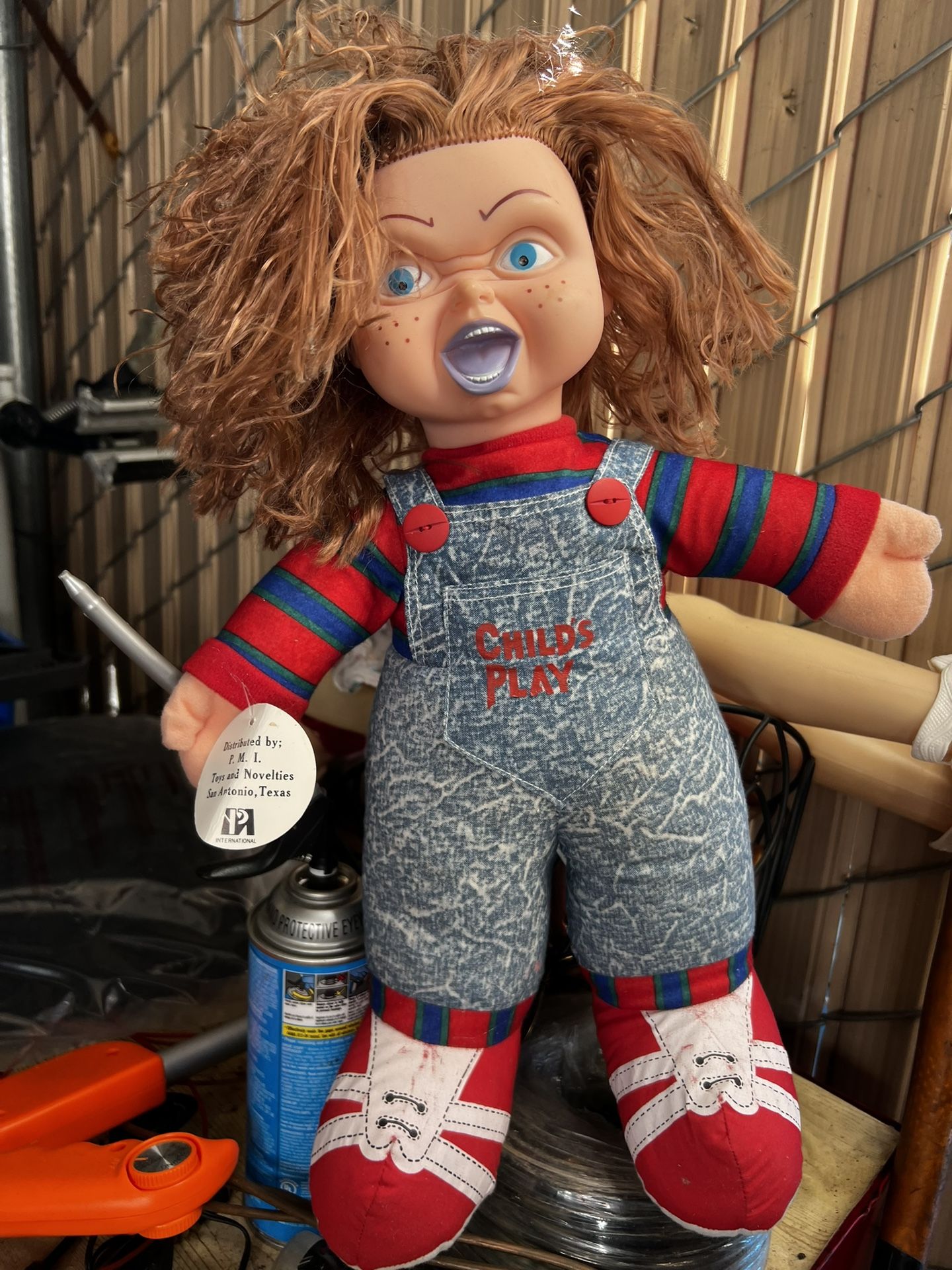 Vintage PMI Chucky Doll 1991 Child’s Play Original Tag
