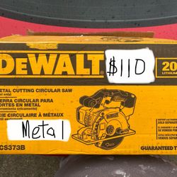 Brand New Dewalt  DCS373B   20v   5.5” Metal Cutting Circular Saw   W/ Blade    